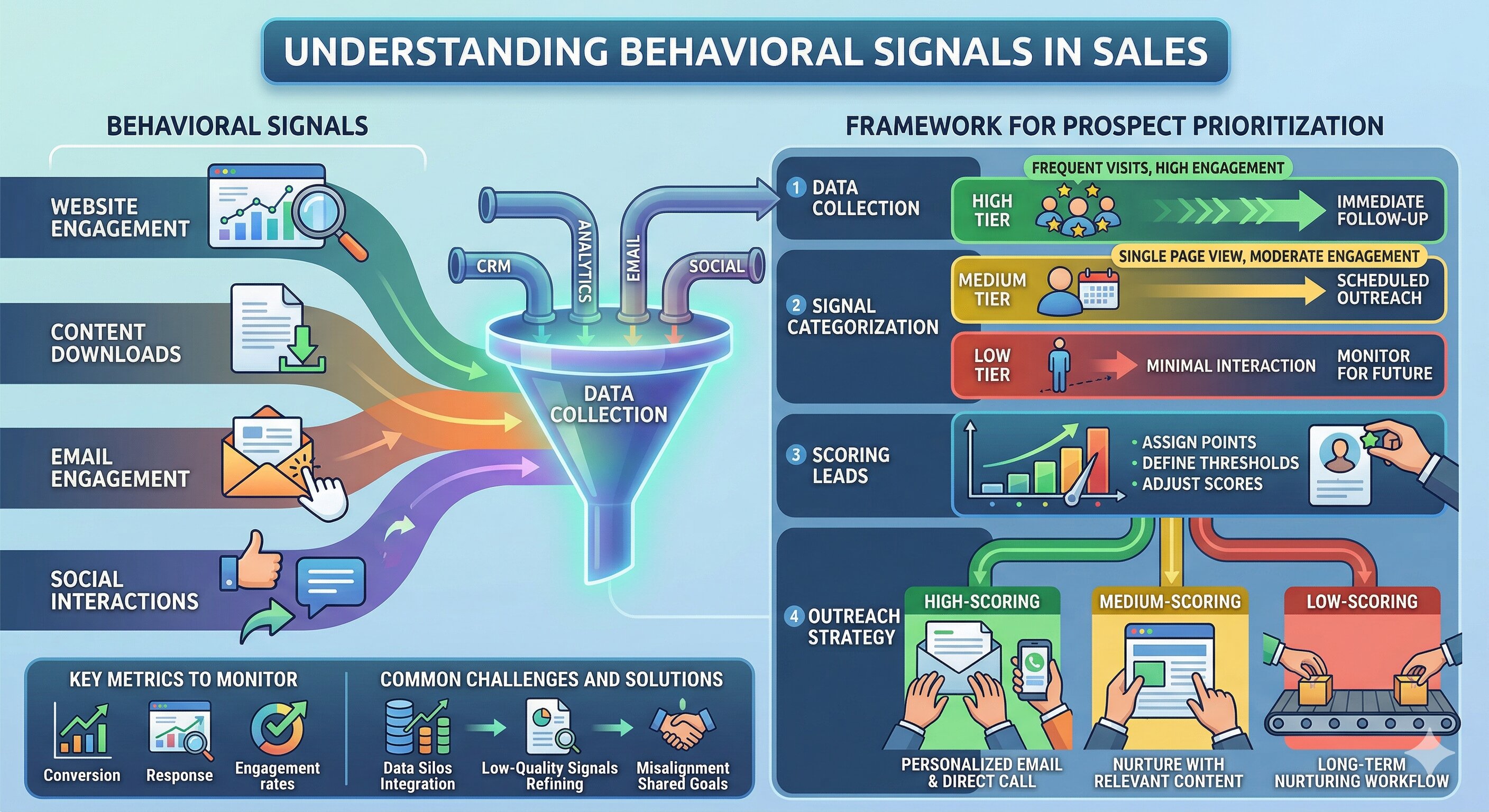 Harnessing Behavioral Signals for Prospect Prioritization: A Data-Driven Approach