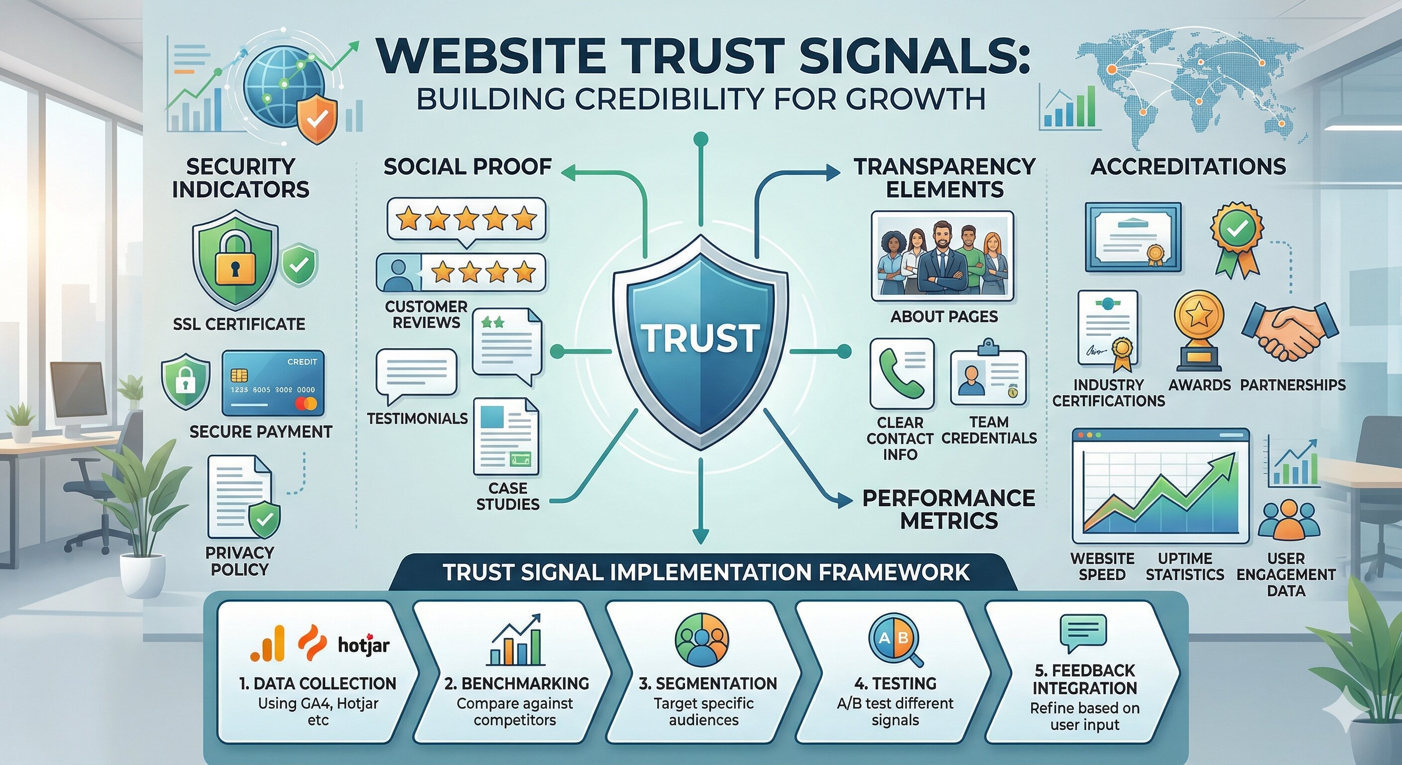 Understanding Website Trust Signals: A Data-Driven Framework for Growth Agencies